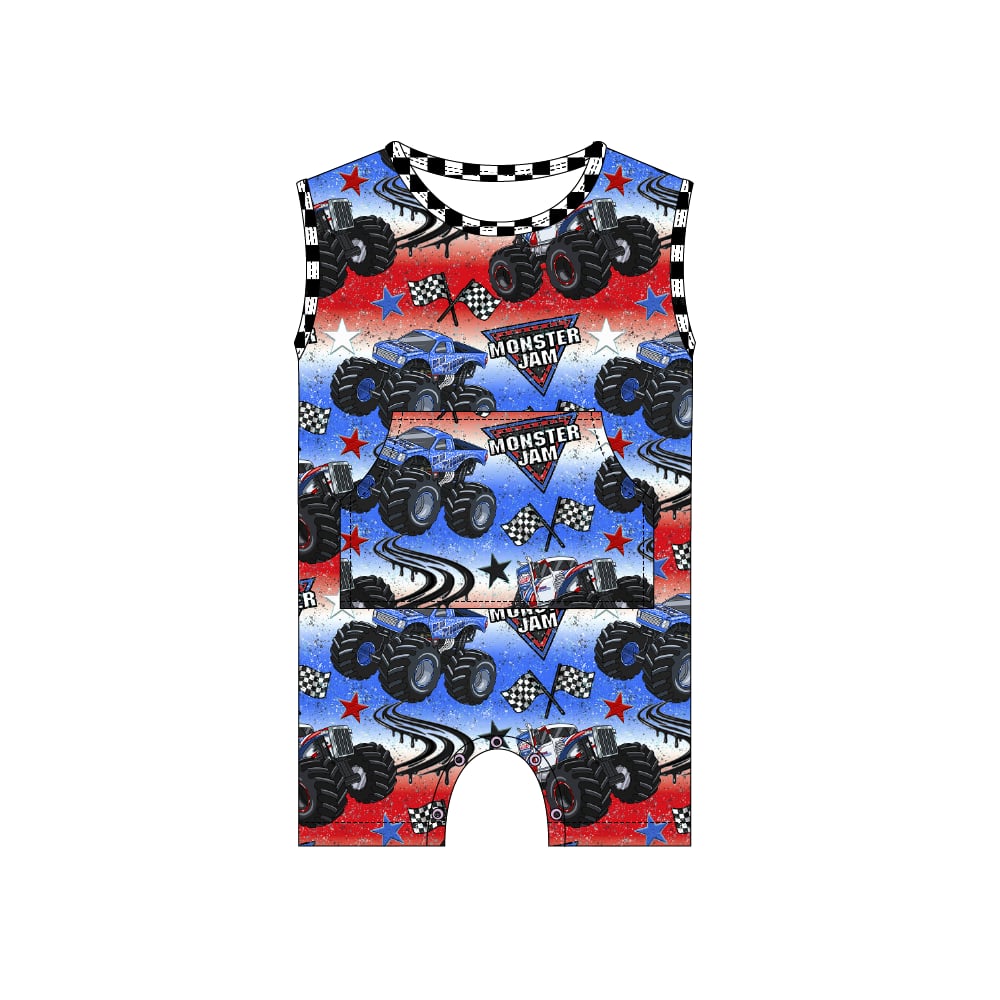 Pre-Order Just Jammin’ RWB Bamboo Sleeveless Shortie