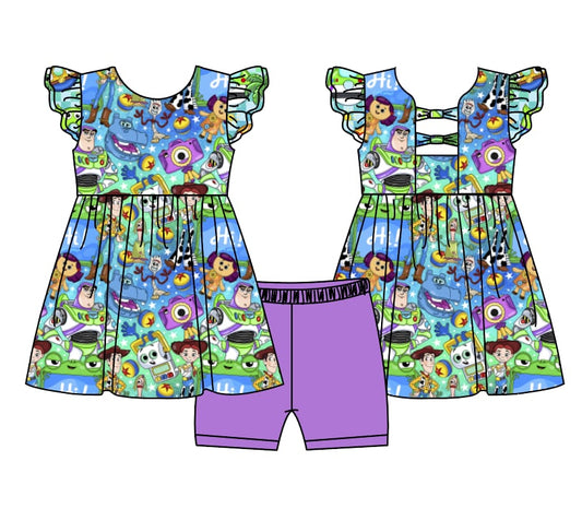 Pre-Order Toy Story Tech-No Bamboo 2 Piece Peplum Set Daywear
