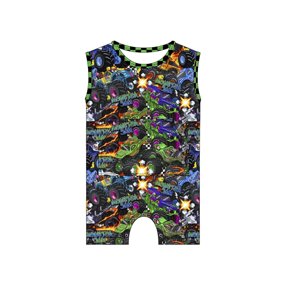 Pre-Order Just Jammin’ Green Bamboo Sleeveless Shortie