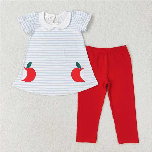 Apple Red Pant Set